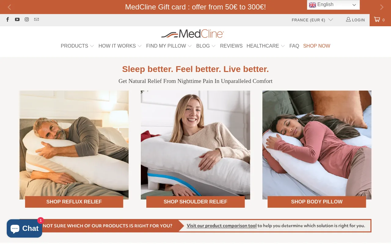 Medcline Europe screenshot