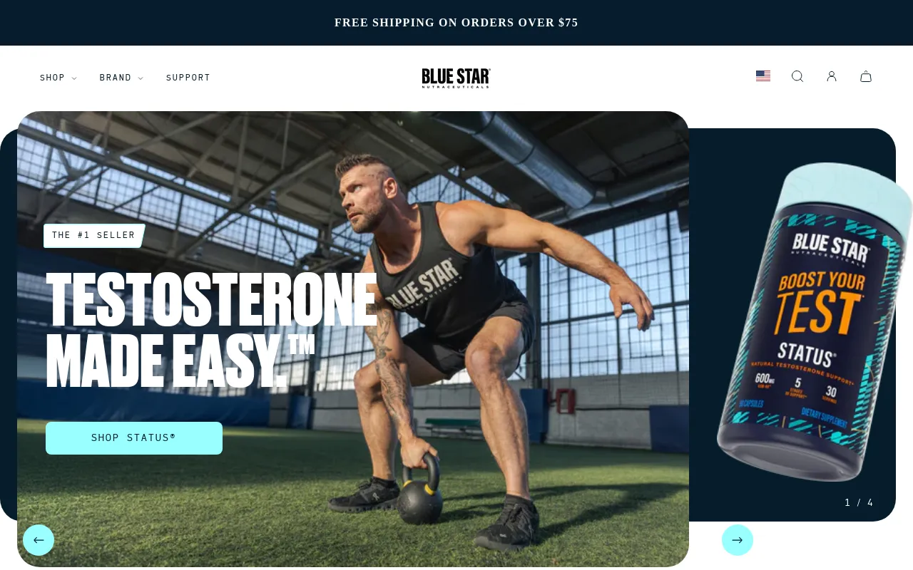 Blue Star Nutraceuticals screenshot