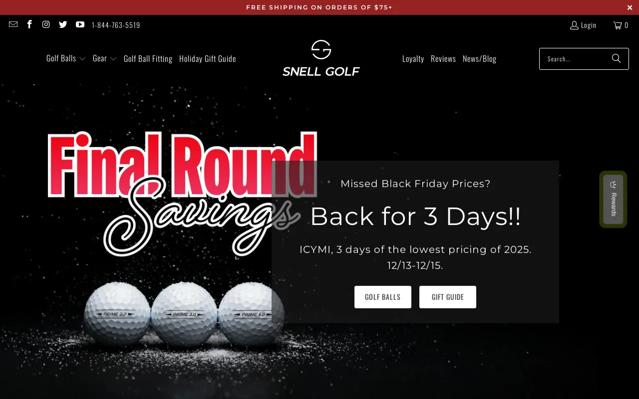 Snell Golf screenshot