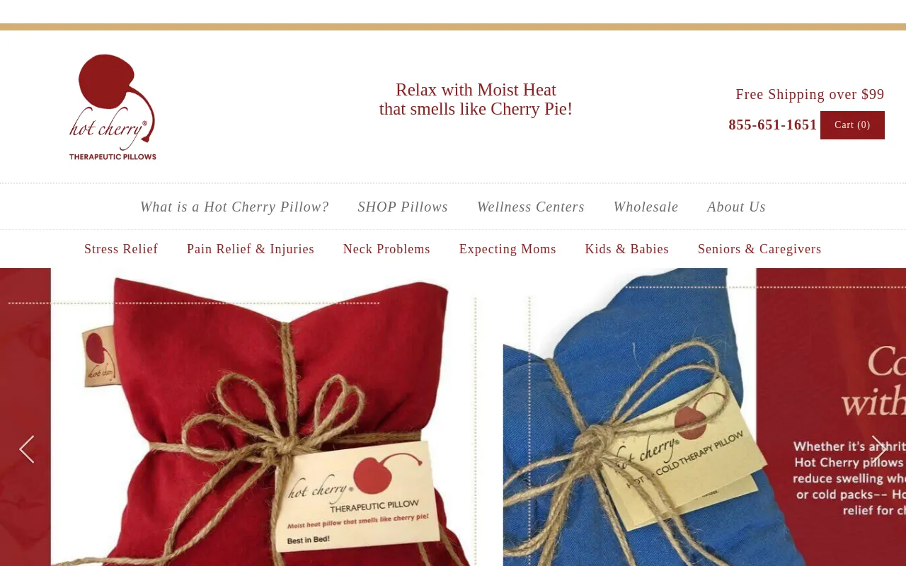 Hot Cherry Pillows screenshot