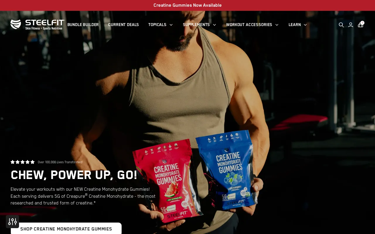 SteelFit USA screenshot