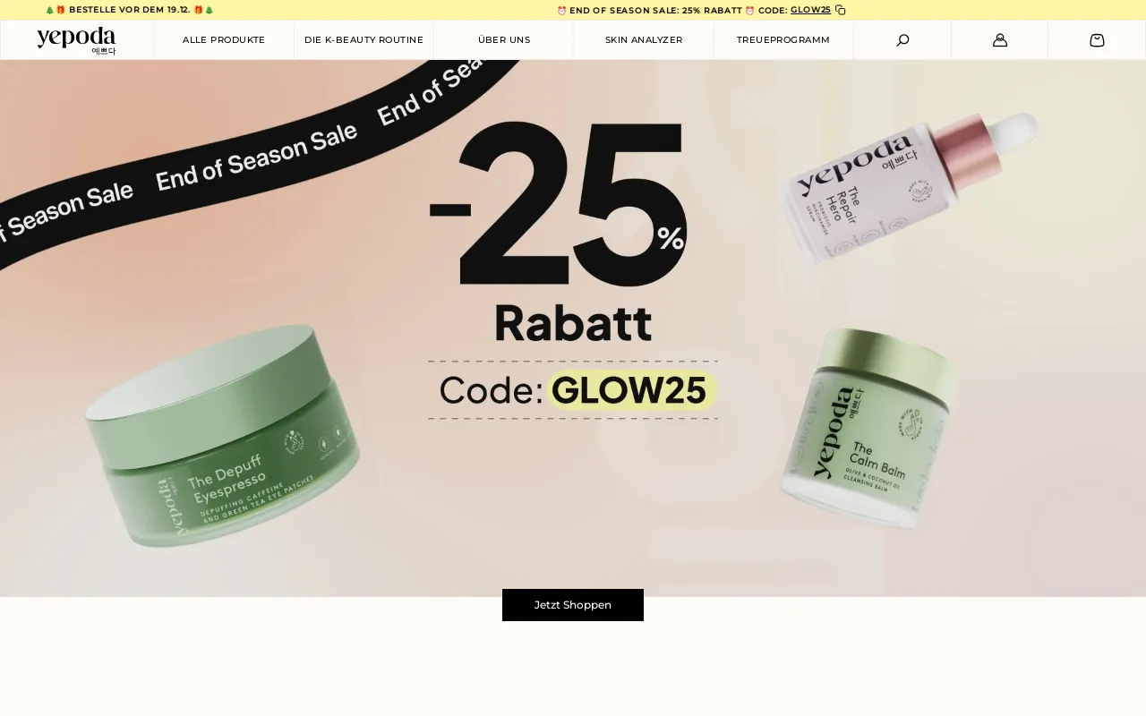 Yepoda.de screenshot