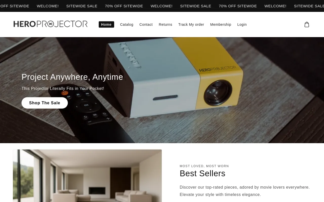 Hero Projectors screenshot