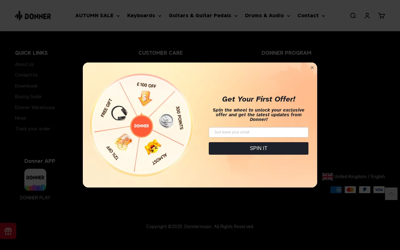 Donner® Music UK screenshot