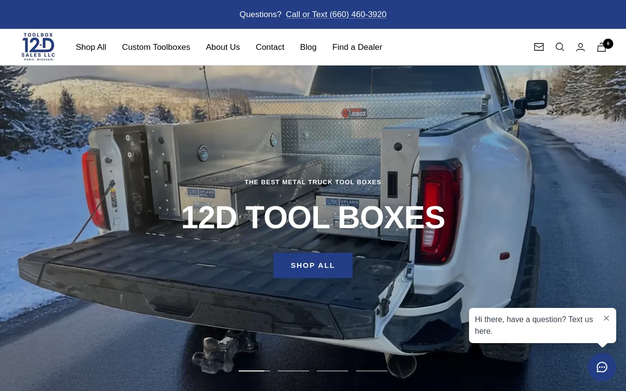 12-D Toolbox Sales screenshot