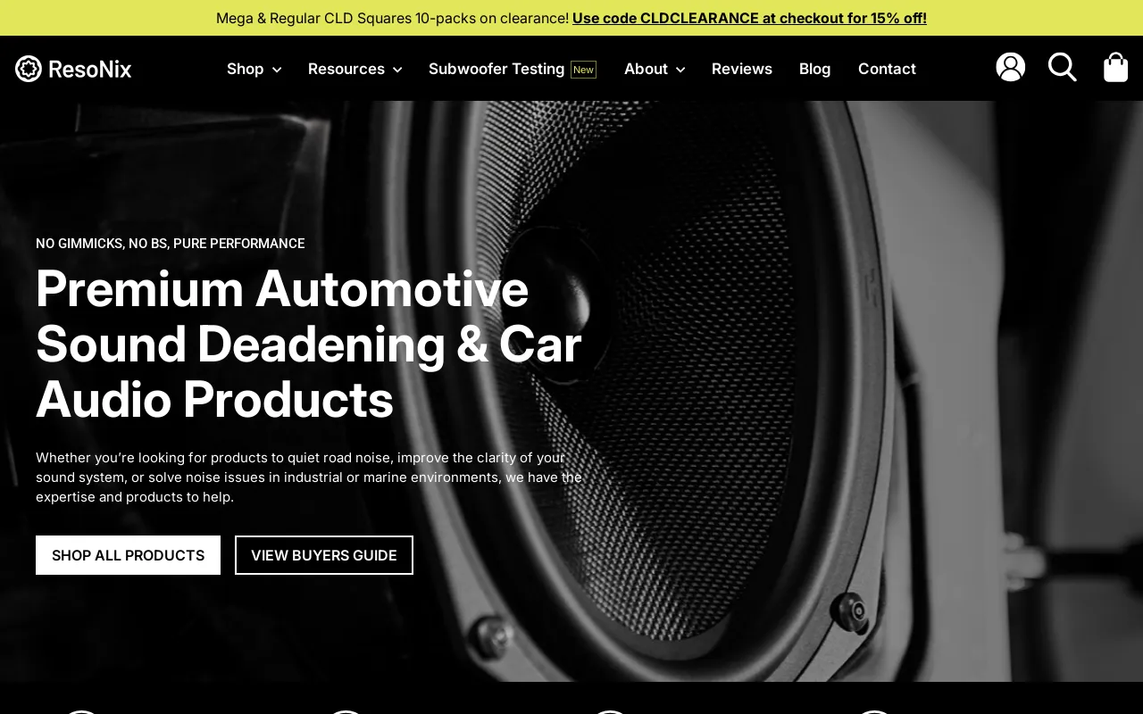 ResoNix Sound Solutions screenshot