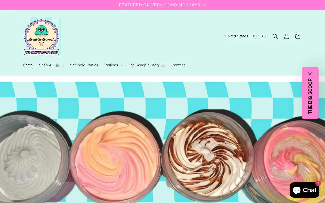 Getscrubbiescoops screenshot