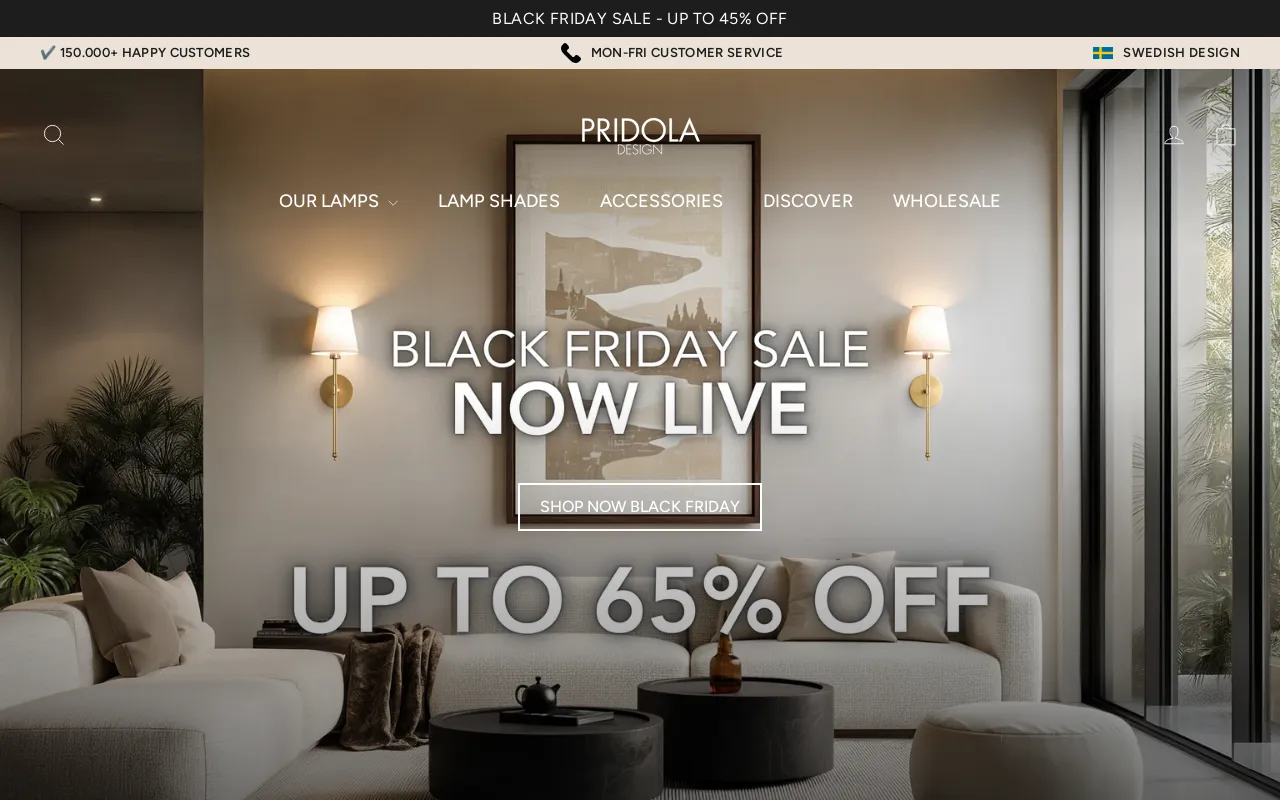 Pridola Design UK screenshot