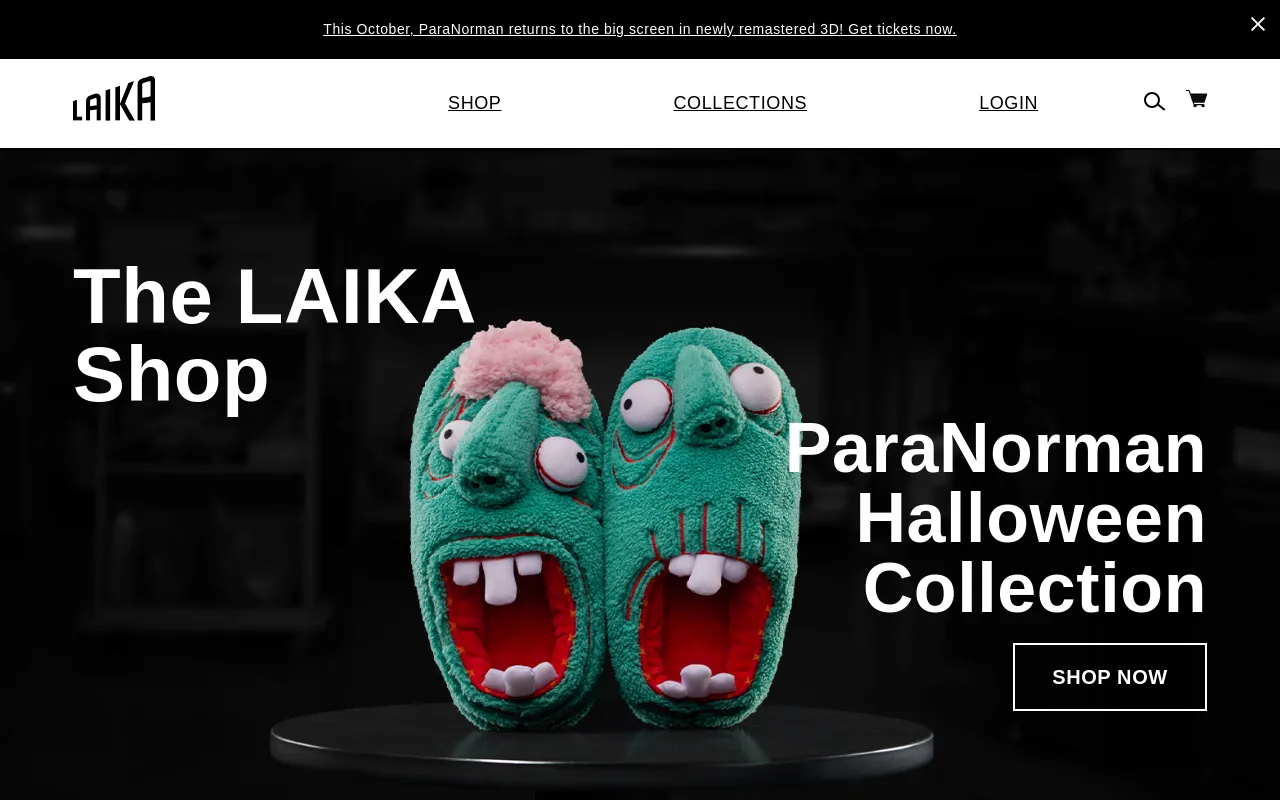 The LAIKA Shop screenshot