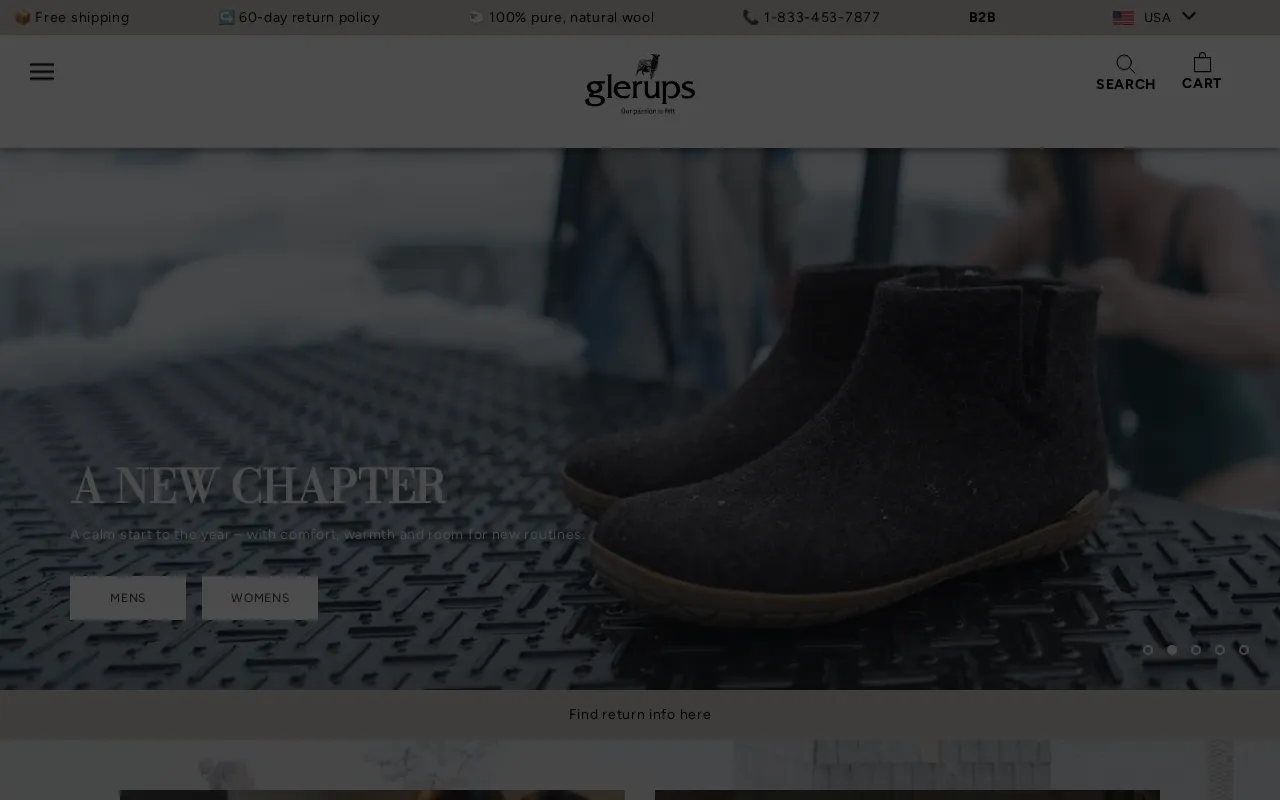 glerups.com screenshot