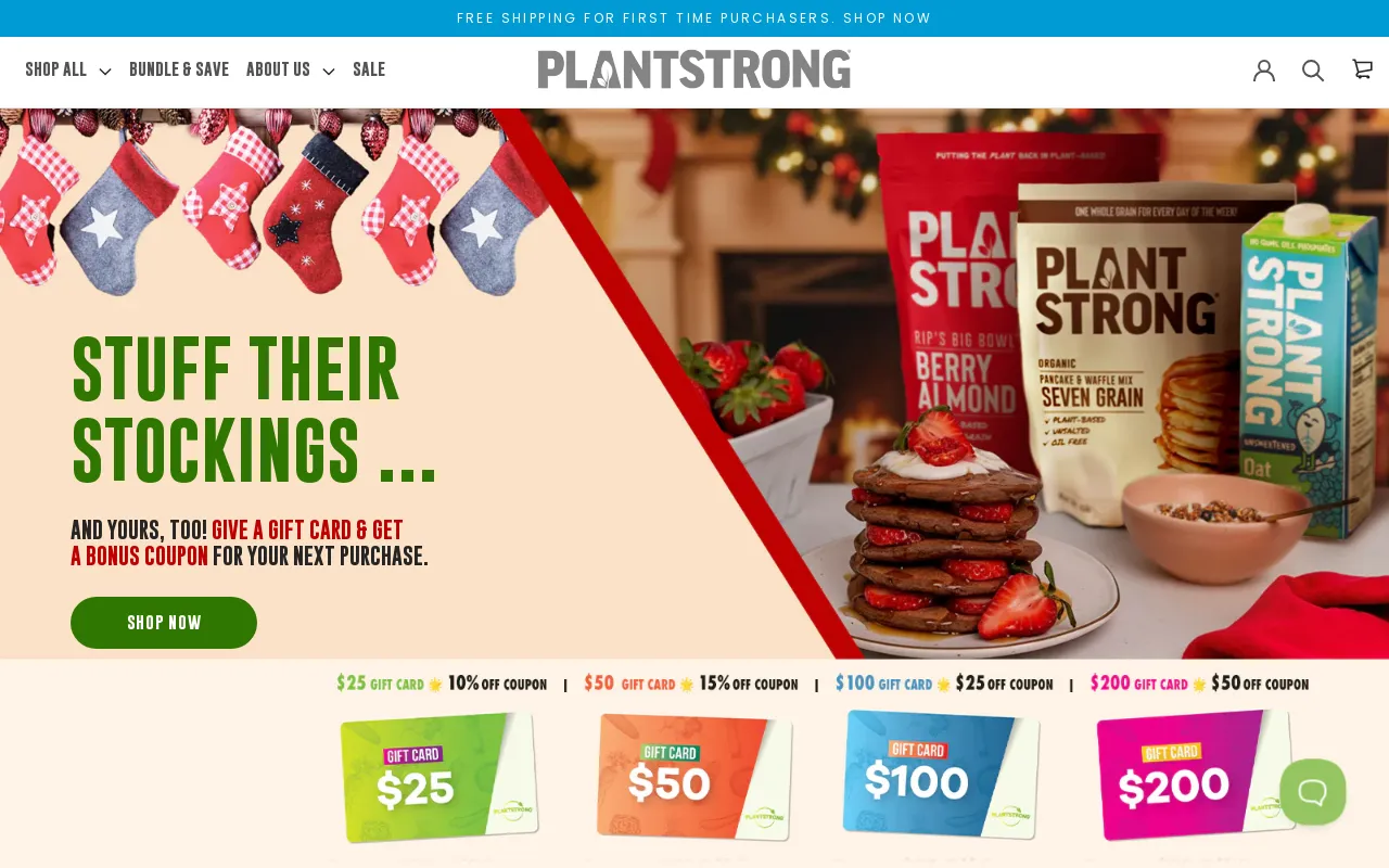 PLANTSTRONG Foods screenshot