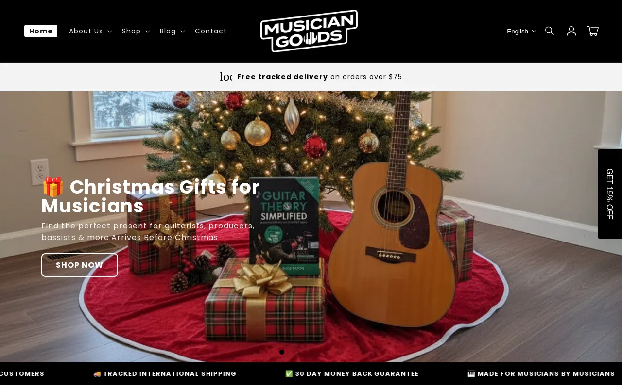 Musiciangoods screenshot