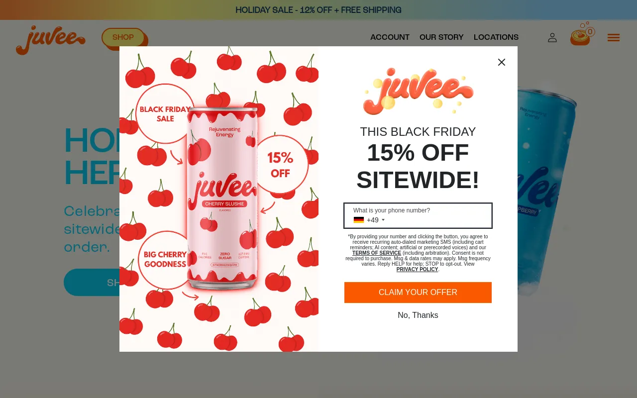 drinkjuvee screenshot