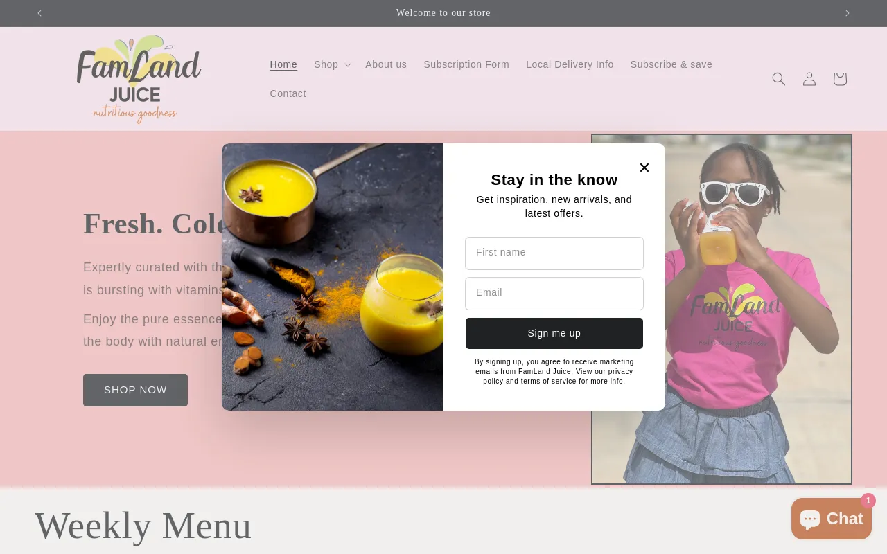 FamLandJuice screenshot
