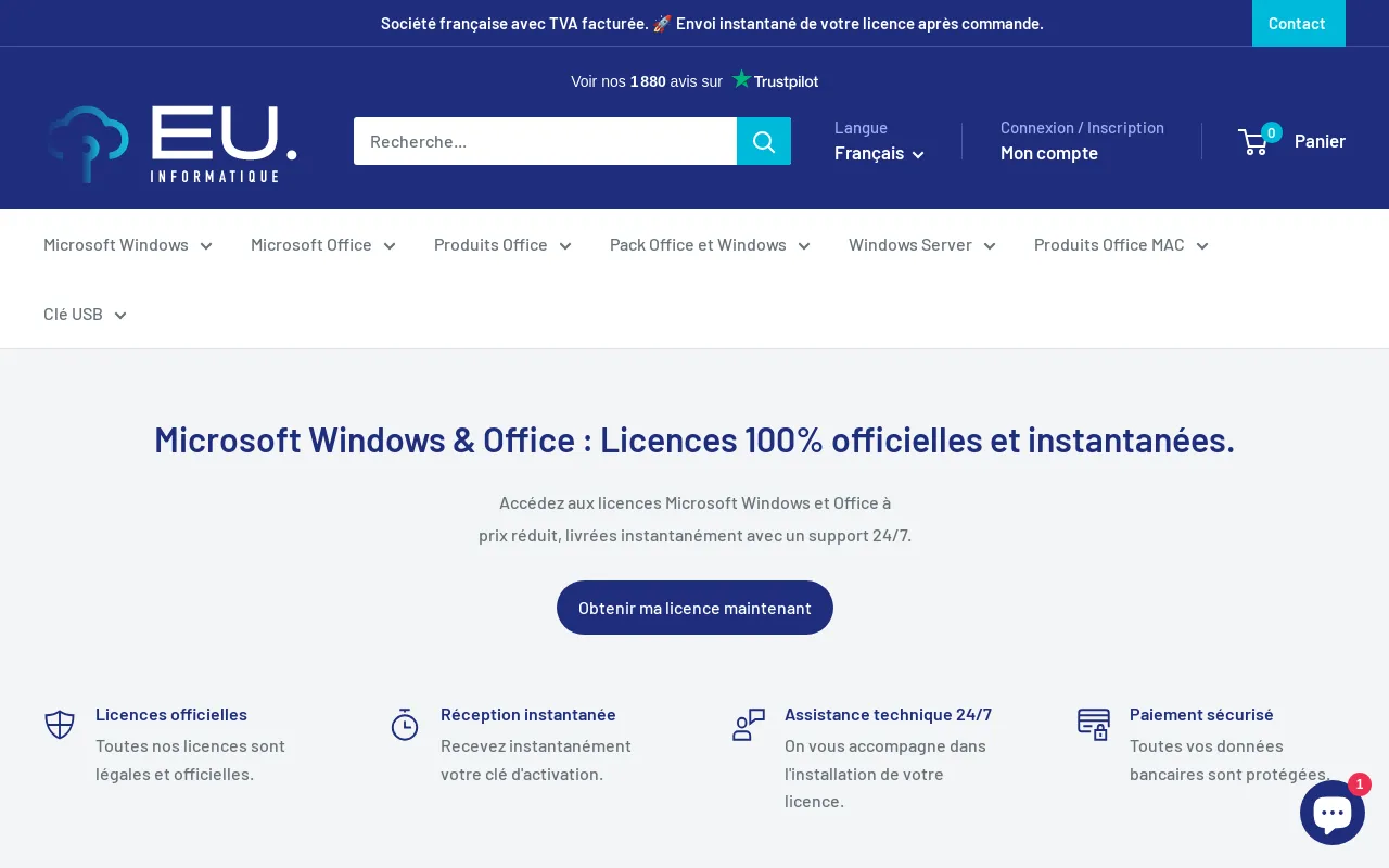 EU Informatique screenshot