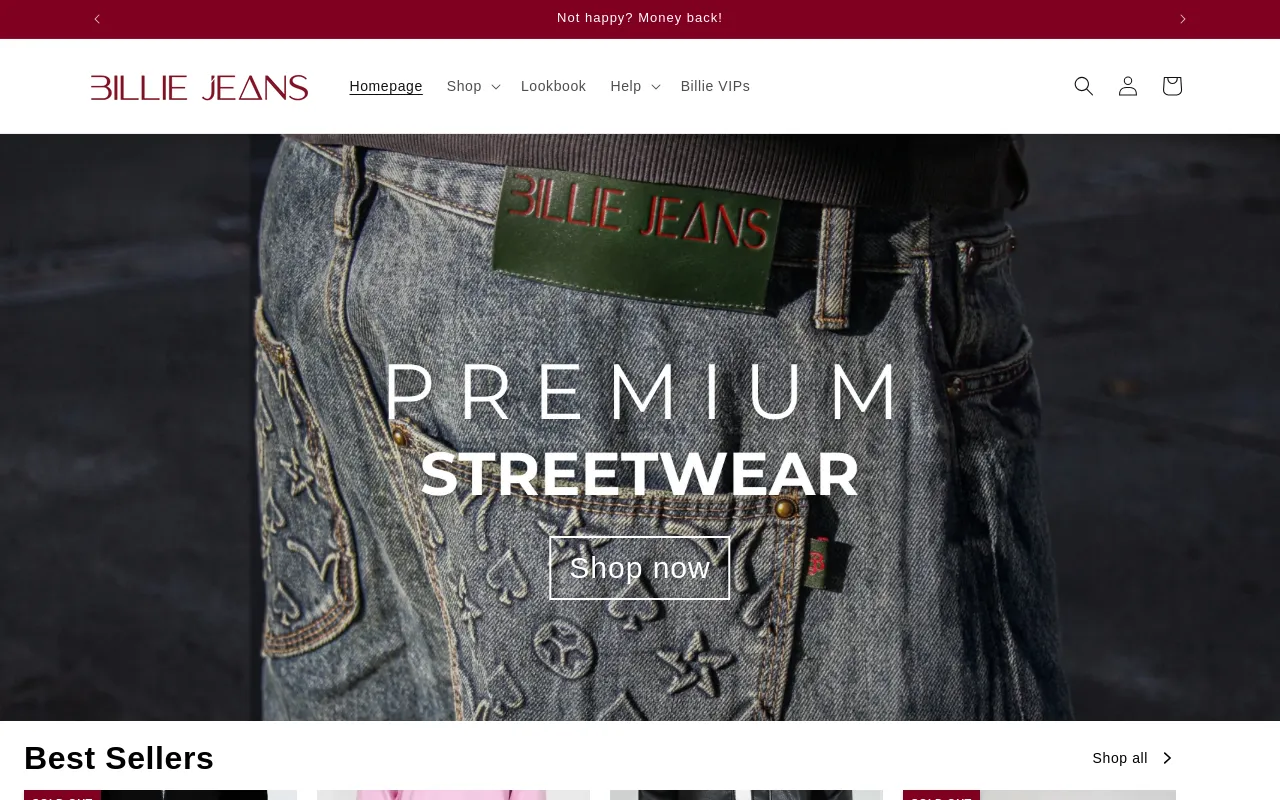 Billie Jeans screenshot