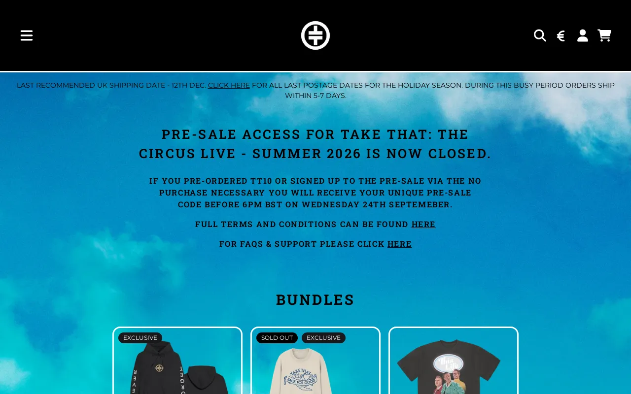 Take That screenshot