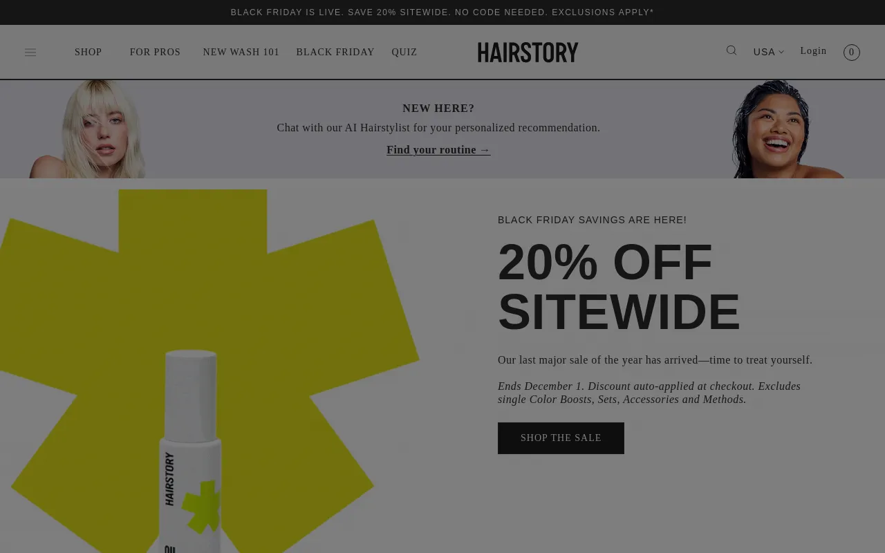 Hairstory screenshot