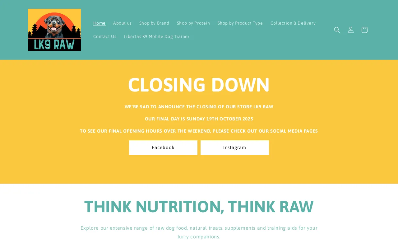 LK9 Raw Ltd website screenshot