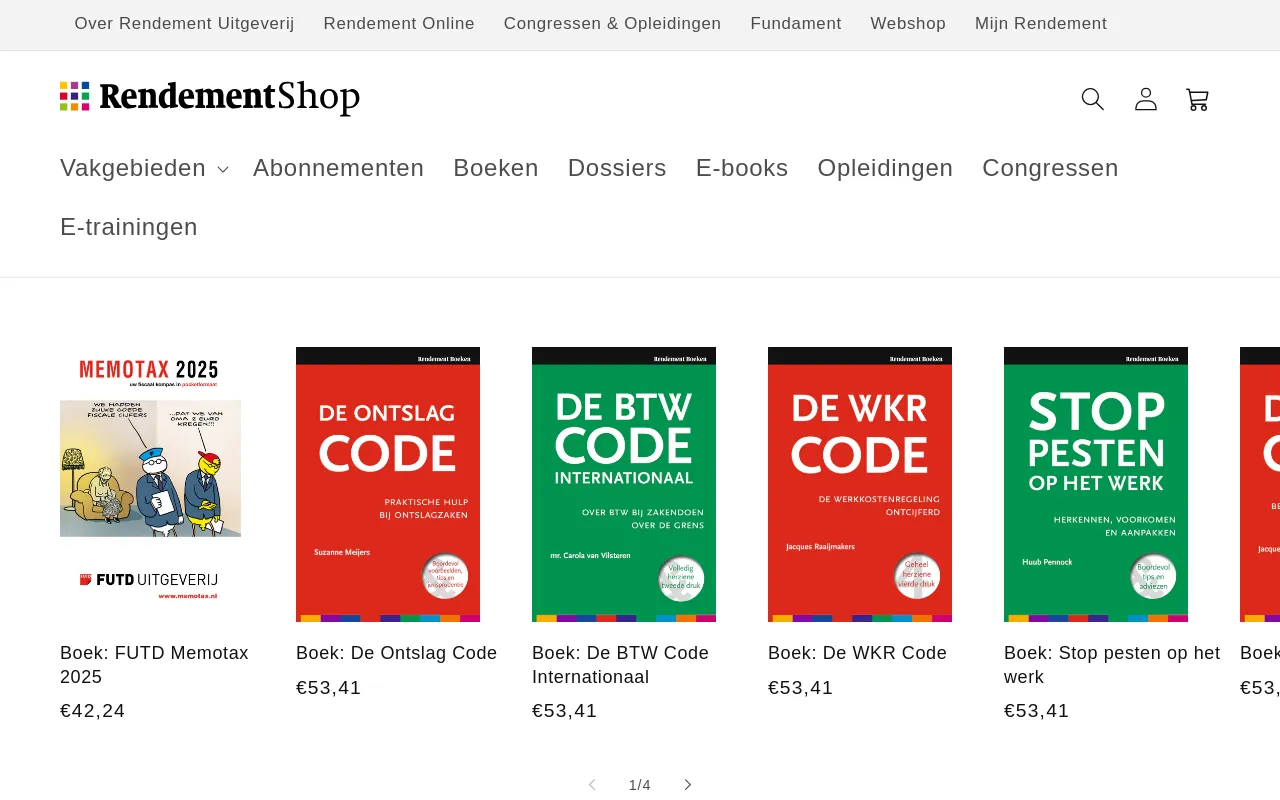 shop.rendement.nl screenshot