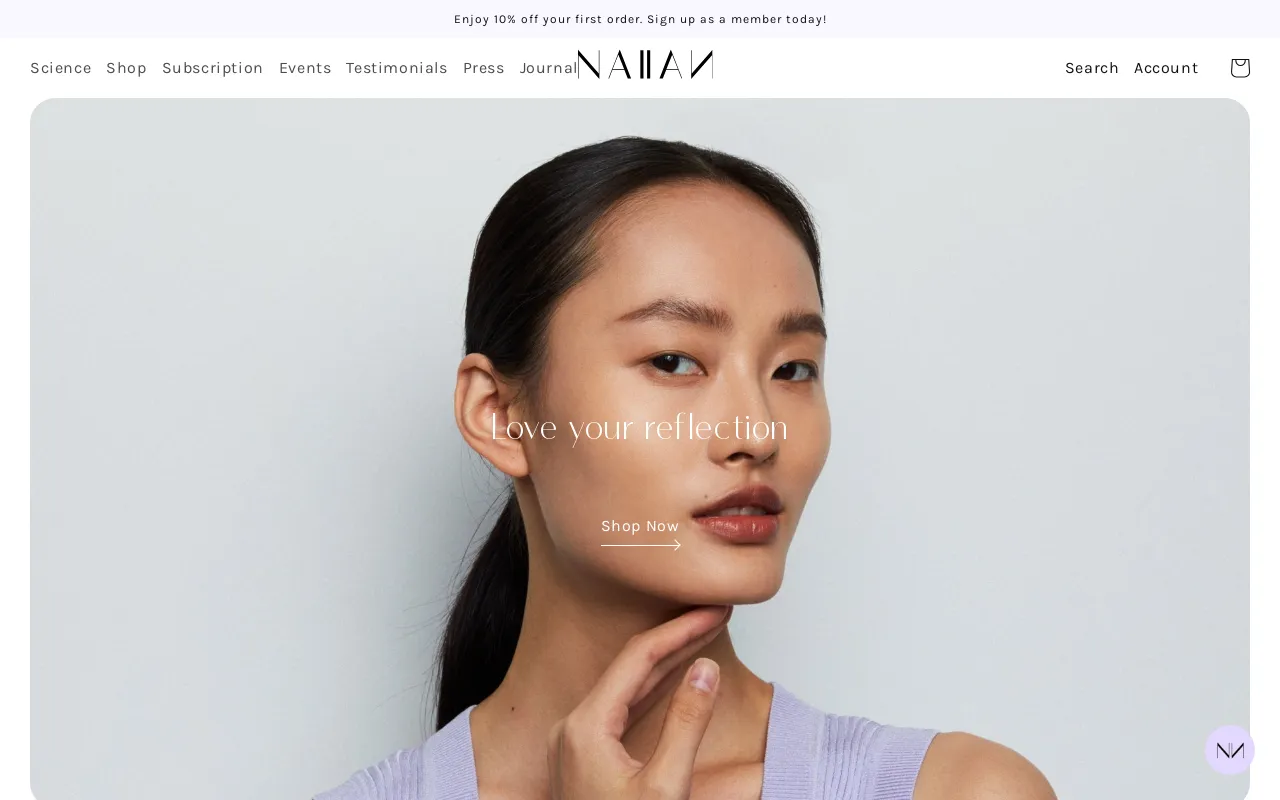 NAIIAN Beauty Singapore screenshot