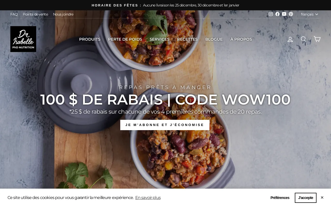 Isabelle Huot, docteure en nutrition screenshot