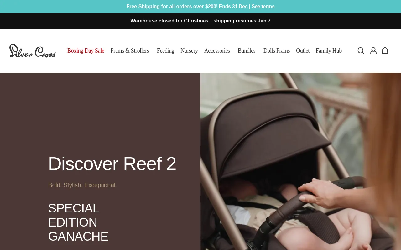 Silver Cross Australia screenshot