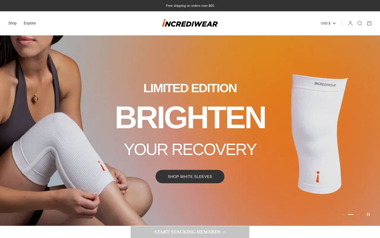 Incrediwear Holdings, Inc screenshot