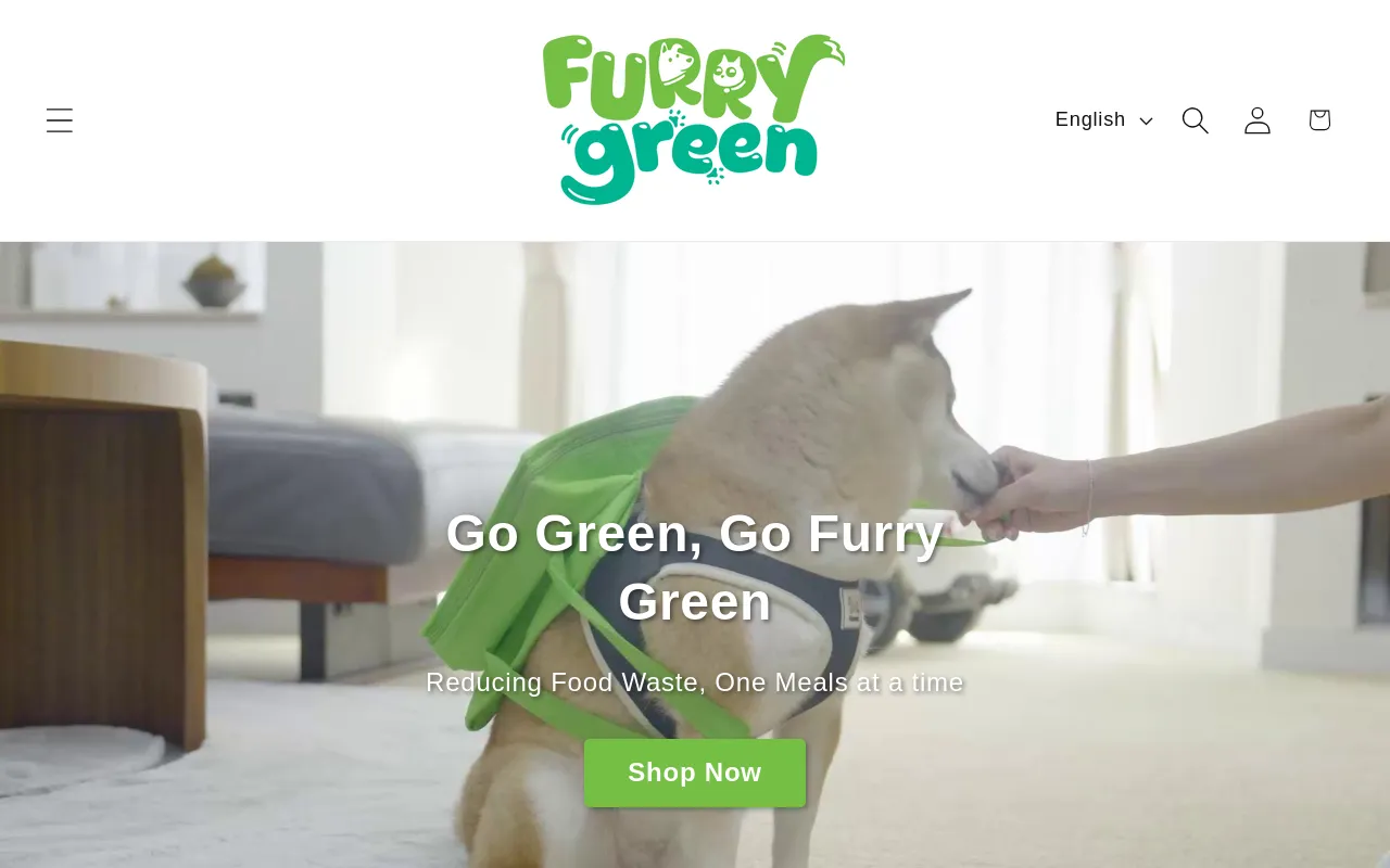 FurryGreen Fresh Pet Food screenshot
