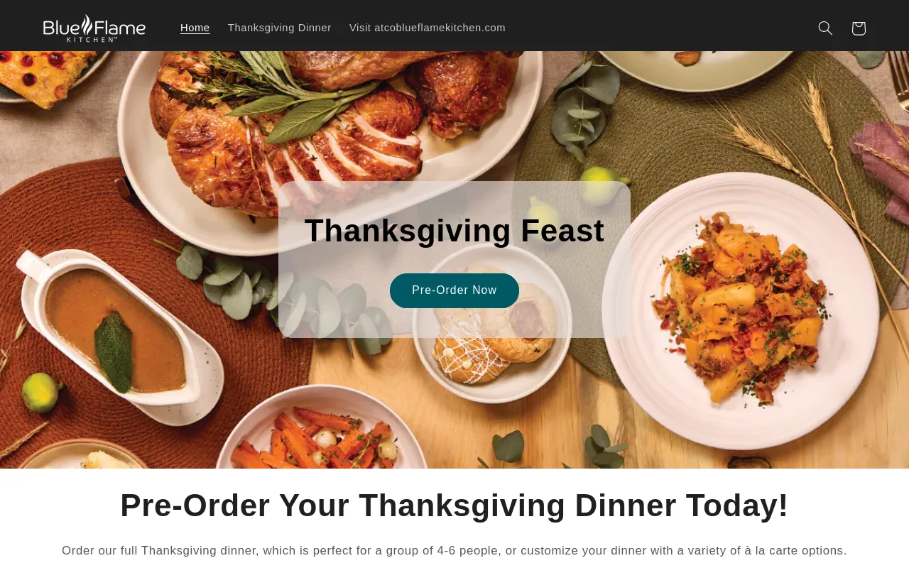 Blue Flame Kitchen screenshot