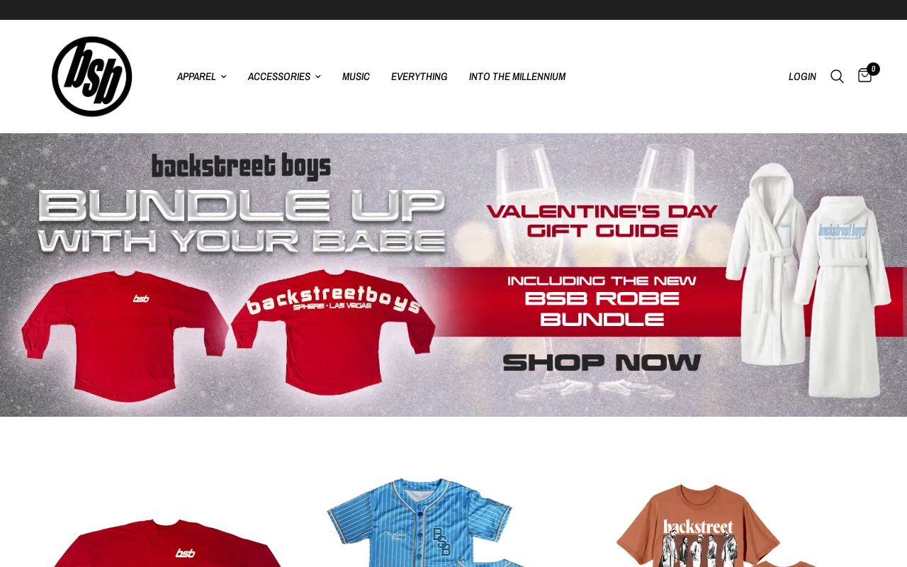 Backstreet Boys Store screenshot