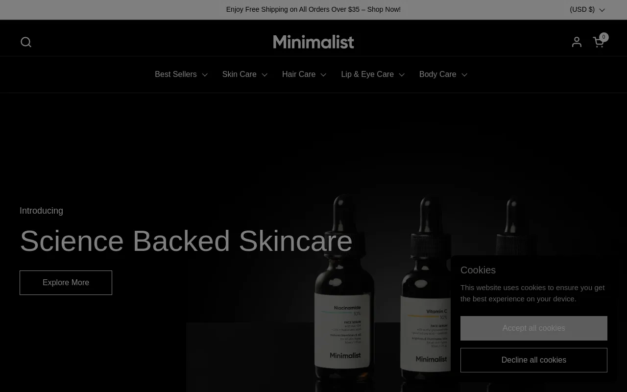 Minimalist Global screenshot