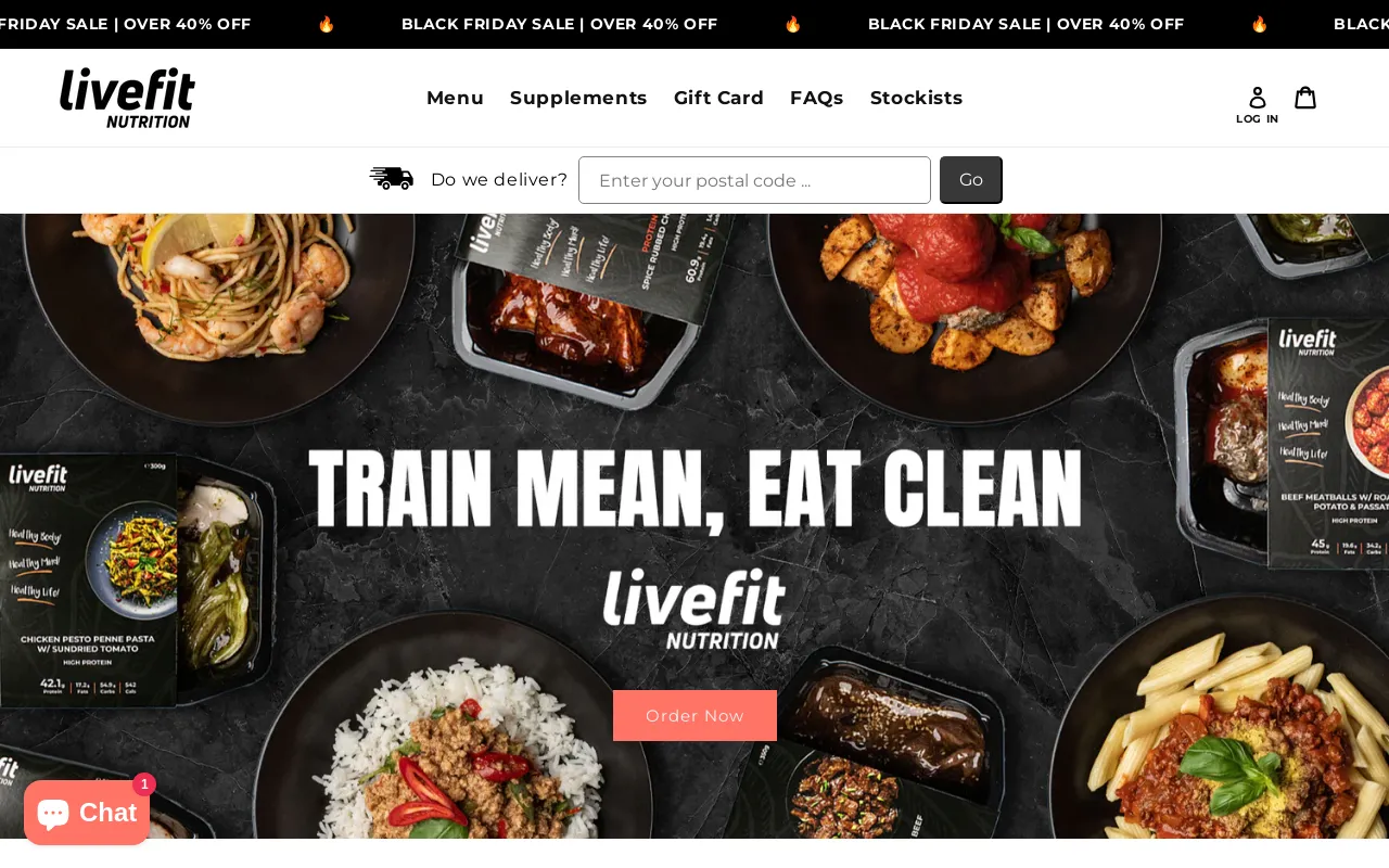 Live Fit Nutrition screenshot