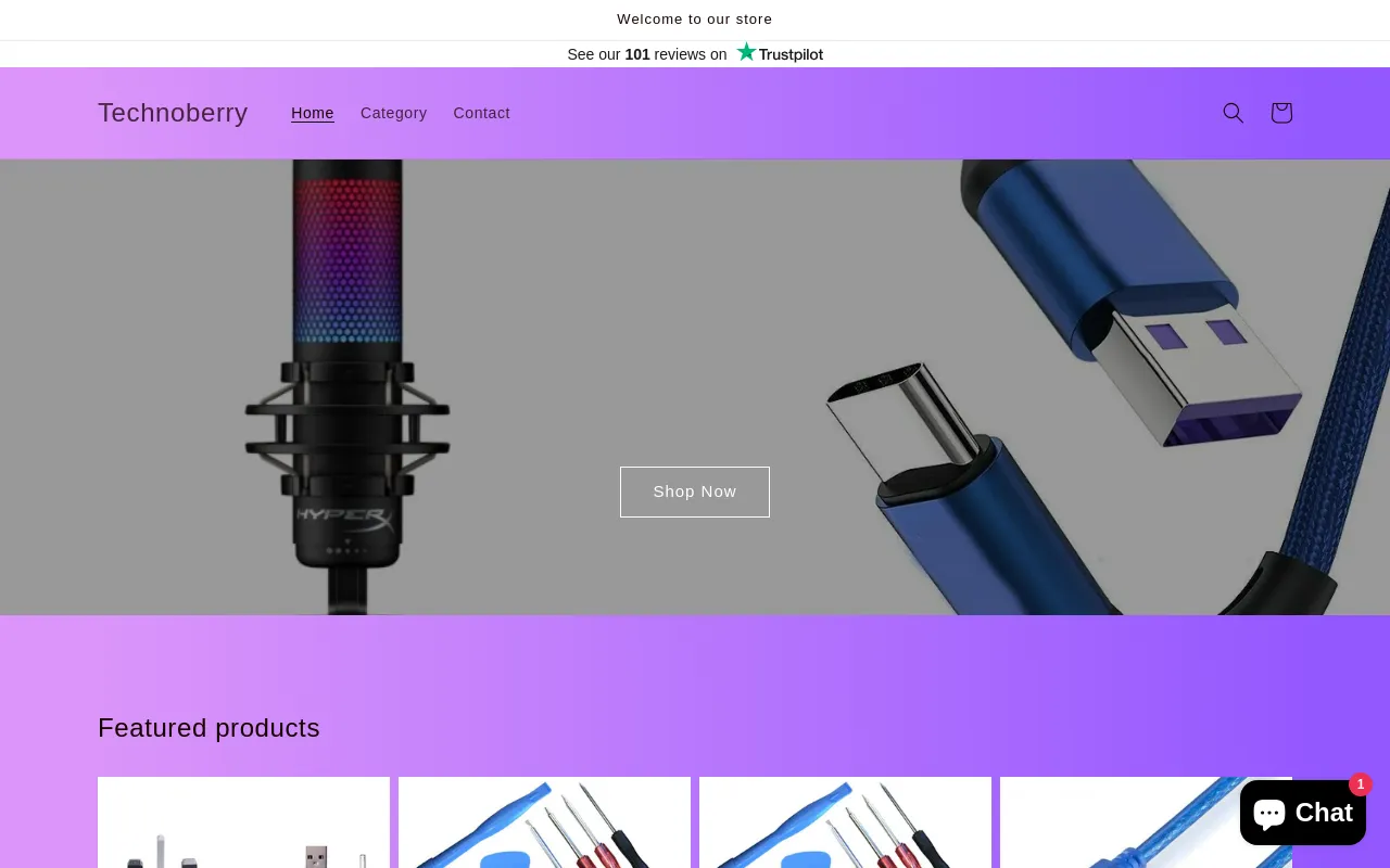 Technoberry screenshot