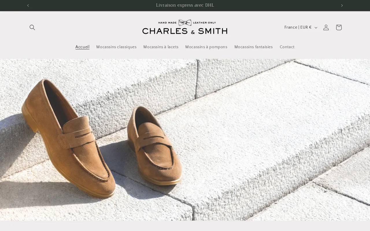 Charles & Smith website screenshot