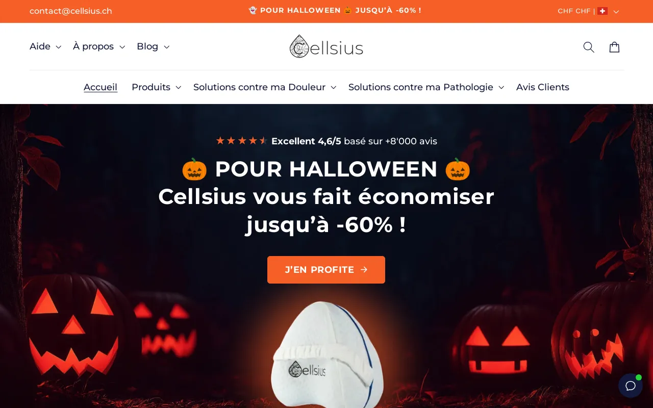 Cellsius | L’Orthopédie au service de votre bien-être screenshot