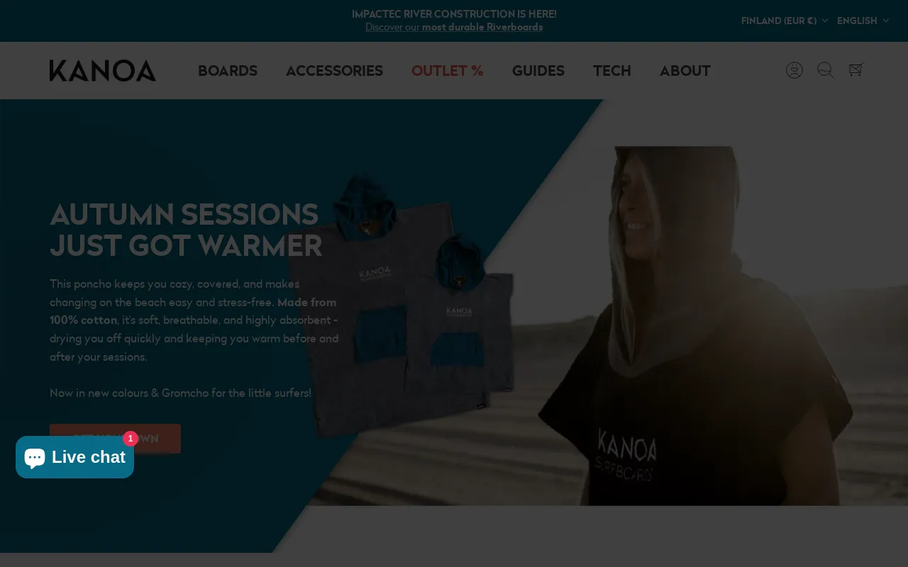 KANOA Surfboards screenshot