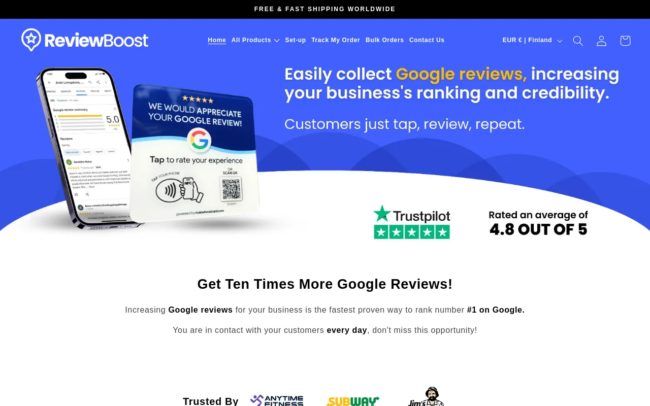 ReviewBoost screenshot