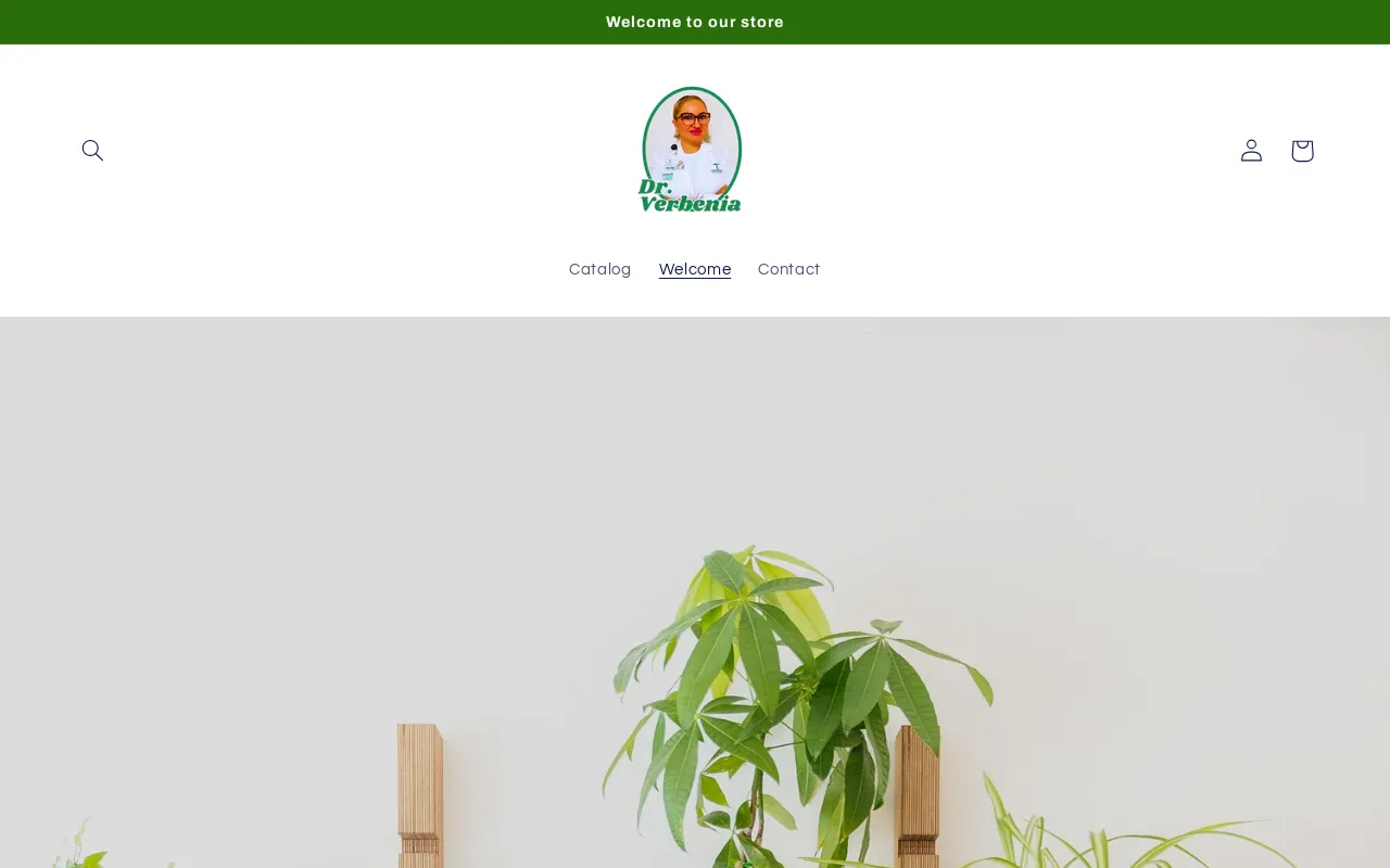 Dr Verbenia Supplements website screenshot