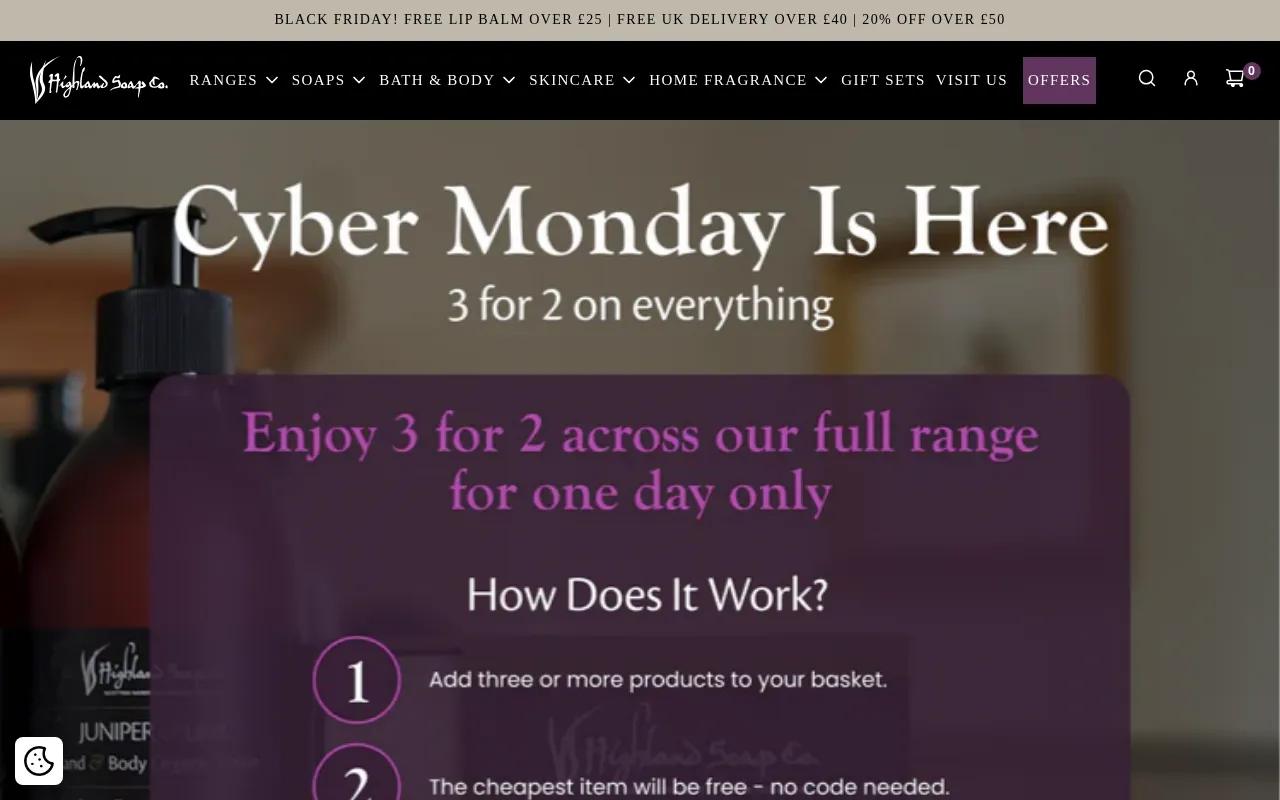 The Highland Soap Co screenshot