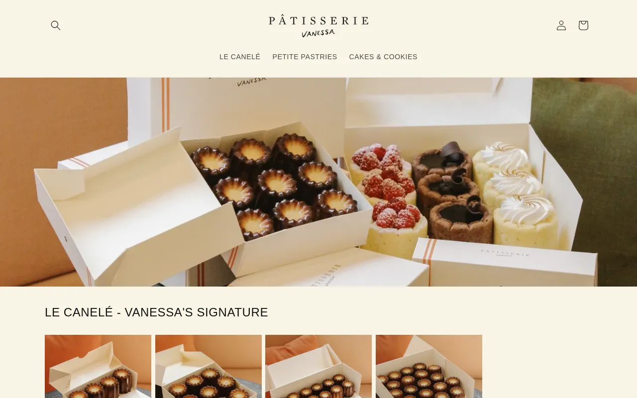 Pâtisserie Vanessa screenshot