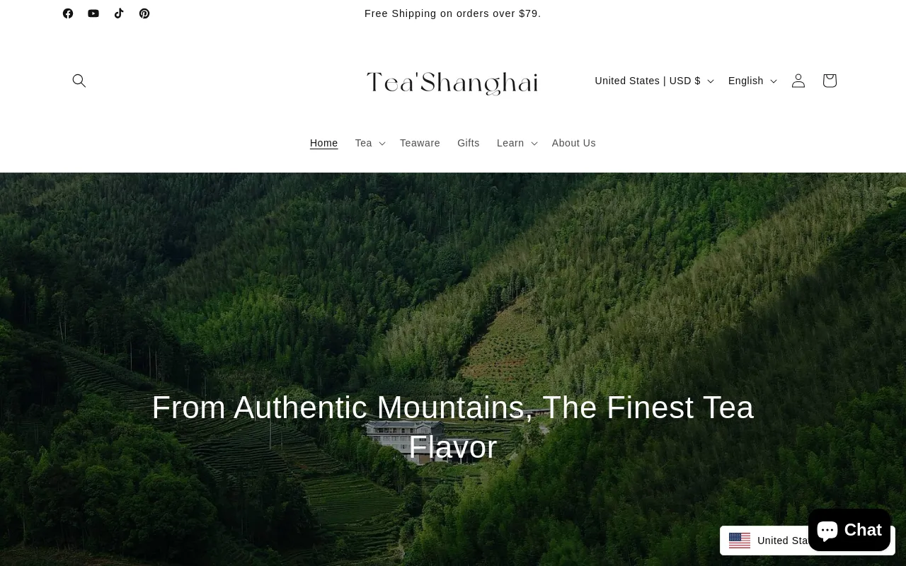 teashanghai.com – Tea'Shanghai screenshot