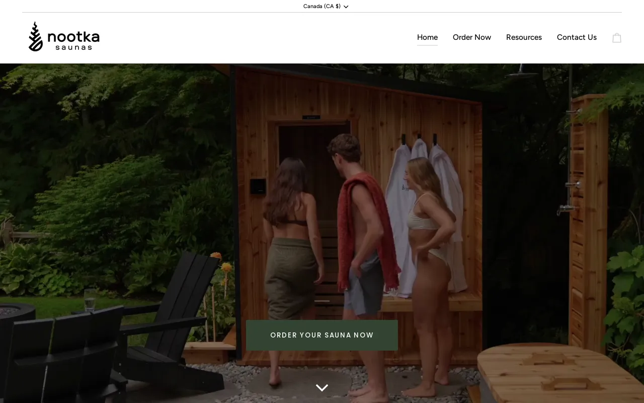 Nootka Saunas screenshot