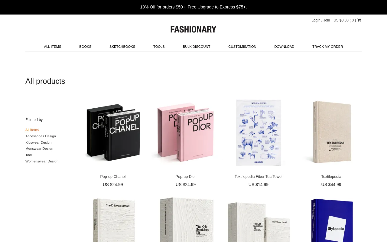 Fashionary screenshot