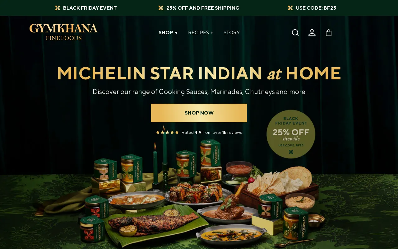 Gymkhana Fine Foods screenshot