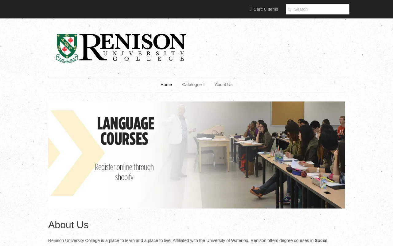 Renison University College screenshot