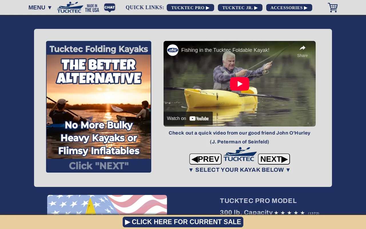 Tucktec Folding Kayaks screenshot