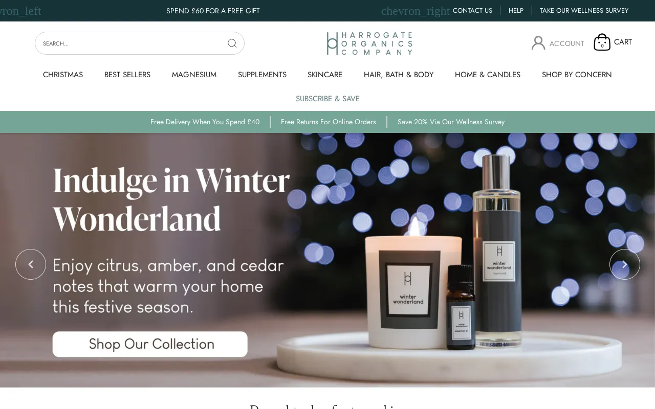 Harrogate Organics screenshot