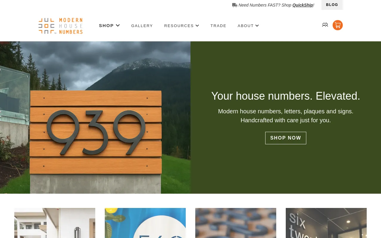 Modern House Numbers screenshot