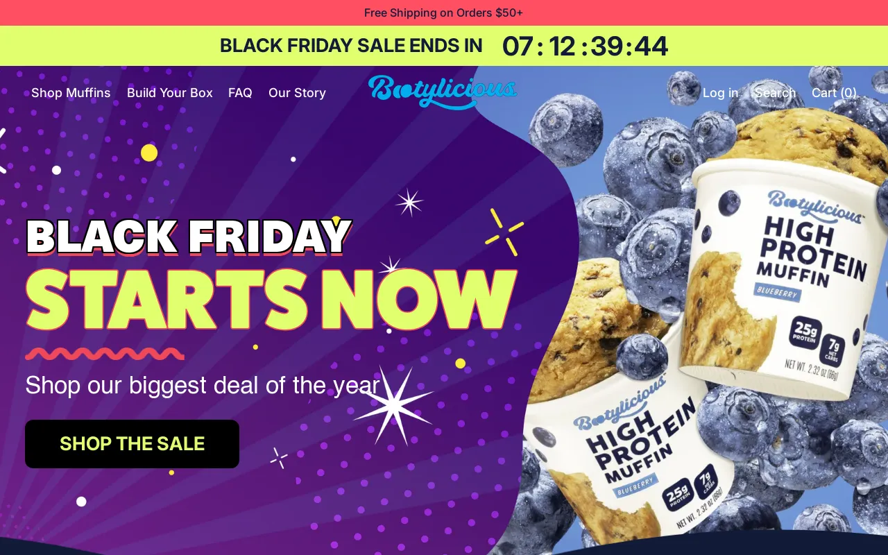 Bootylicious Muffins screenshot